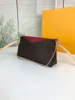 Borsa classica di design di lusso Pochette FeliciePALLAS CLUTH BAG nuine Borse in pelle Spalla TOTES Clutch Tote Messenger Shopp273n