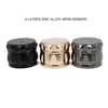 Drum Shape Grinder Smoking Tobacco Herb Grinders Zinc Alloy 63mm Diameter Metal Spice Crusher 7 Colors With Without Logo Available