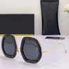 レディースジプソフィラスパークリングサングラス美しいメガネ大型フレームカラーメタル湾曲寺院女性パーティーバケーションファーストチョイストップグラスUV400