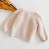 春の赤ちゃん女の子男の子のセーターファッションニットカーディガンジャケットコート秋S 211204