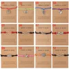 Oude Zilveren Infinity Love Heart Owl Charms Identificatie Armbanden Zomer Strand Dames Meisjes Handemade Lederen Armband Sieraden Met Make A Wish Gift Card