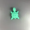 Fedex Qualité Alimentaire Silicone Bébé Jouet Mignon 3D Tortue Conception parti faveur Silicone Dentition Pendentif Pour Les Tout-petits à mâcher Jouets De Dentition