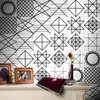 Pegatinas de pared 3D azulejo tridimensional baño cocina papel pintado impermeable autoadhesivo DIY decoración del hogar calcomanías