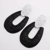 Grande marque géométrique boucles d'oreilles goutte pour femmes bijoux 2022 émail mode balancent boucle d'oreille Brincos cadeaux de noël lustre