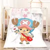 Anime One Piece 3D Gedrukt Fleece Deken voor Bedden Dikke Quilt Mode Bedspread Sherpa Throw Dekens Volwassenen Kinderen