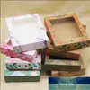 10 sztuk Duży Paper Box Z Okno DIY Chirstmas Gift Box Storage Cake Cookie Home Party Opakowania weselne Cena fabryczna Ekspert Quality Quality Najnowsze Styl Original