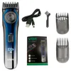 Профессиональный цифровой ЖК-дисплей регулируемый триммер бороды для мужчин аккумуляторные волосы 1-20 мм электрический резак 220216
