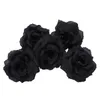 Pcs Noir Rose Artificielle Soie Fleur Fête De Mariage Maison Bureau Jardin Décor DIY Décoratif Fleurs Couronnes