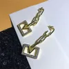 Vintage Crystal Letter Jewelry Set Full Diamond Armband Women Pendant Earrings Rhinestones Chain Eartrop with Stamps251y