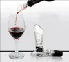 Silicone Aerators dekantering Luftfilter Aerator Vinhällare Bar Verktyg Rostfritt Stål Strainer Plast Pip Tout Decanter