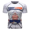 T-shirts pour hommes Guangzhou haute qualité imprimé numérique MMA Tshirt col rond Gym Rash Guard325g