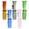 Kleurrijk roken 14 mm mannelijke adaptergewricht convert glazen droog kruiden tabak voor voorrollige sigaretten bong hookah accessoires houder filter stengel waterpijp dhl