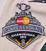 2011 Jarred Tinordi London Knights Jogo Desgastado Jersey 2012 Memorial Cup Foto Jogo Equipe Carta Vintage Hóquei Jerseys Homens Jovens Mulheres