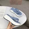 The latest summer women thick soled slippers sandals womens casual flip flops outdoor shopping letter slipper box