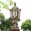 Outdoor Wall Lamps Retro Garden Light Porch Lamp Post Lantern Pillar Walkway Lighting Balcony Aisle Lights Decoration Yard Patio269Y