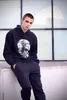 PLEIN BEAR Marke Warme Dicke Sweatshirt Hip-Hop Lose Charakteristische Persönlichkeit Schädel Pullover Strass Luxus männer Hoodie 81477