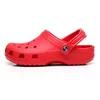 Diseñador Hombres Mujeres Zapatos Diapositivas Zapatillas Sandalias Slide Slipper Flat Flip Tamaño 36-42 Color35