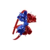 Fête Fournitures American Independent Day Bandeau Bow Enfants Bandes de cheveux Star Speed ​​Banner Accessoires Bande de cheveux en plastique Drapeau