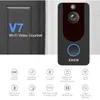 EKEN V7 HD 1080P WiFi Smart Doorbell Video Camera Visual Intercom Night Vision IP Wireless Door Security