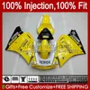 Injection Body For DUCATI 748S 853S 916S 996S 998S 94-02 42No.10 748 Yellow Black 853 916 996 998 S R 94 95 96 97 98 748R 853R 916R 996R 998R 1999 2000 2001 2002 OEM Fairing