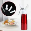 500 ML Métal Gâteau Outils N2O Distributeur Crème Fouet Café Dessert Sauces Glace Beurre Fouet En Aluminium Inoxydable Fouettée Mousse Fraîche Maker