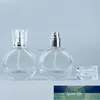Botella de Perfume de 25 ML, atomizador cosmético de vidrio vacío, tapa acrílica, botella de Perfume recargable con pulverizador portátil transparente, 10 Uds.