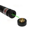 Krachtige Laser Pen Groene Laser Pointer Licht Harde anodiseren Zwarte Pointer Pen 303 Verstelbare focus 532nm voor jachtklimmen