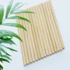 cups Disposable bamboo straw for drinks in flat inclined mouth lacquer and non wax milk tea coffee shop 2114 V2