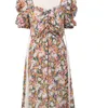 S-XL Plus Taille Robe d'été Filles Boho Party Femme Vintage Imprimer Manches courtes Femmes ES Robe de soirée Robe 210423