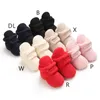 First Walkers Winter Born Baby Girls Boys Boot Toddler Fleece Snow Infant Knitted Bow-knot Crib Frist Walking Shoes