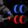 LED TOYS lattice luminous arm with outdoor sports cycling safety warning arm atmosphere bracelet cheering props bar festival supplies