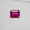 8 * 10mm 5 Stuk / Alot 4 Carat Topkwaliteit Lab Roze Sapphire Ring Ruby Emerald Cut Losse edelsteen voor Biy Ring Maken H1015