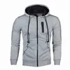 Winter Langarm Herren Hoodies Sportjacke Lässige Strickjacke Mit Kapuze Herbst Fleece Hoody Sweatshirts Reißverschluss Jogginganzug 3XL 210728