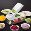 Groente Cutter Tools Multifunctionele Slicer Fruit Aardappel Peeler Wortel Grater Keuken Accessoires Mand Groenten Slicer JJB14054