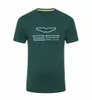 T-shirt da corsa F1 di Formula Uno a maniche corte T-shirt da squadra per appassionati di auto T-shirt sportiva personalizzata per il tempo libero girocollo ad asciugatura rapida