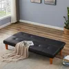 Divano letto in pelle PU Couch, futon pieghevole convertibile, reclinabile Sleeper per la casa Living Rooma55