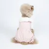 Mały pies zwierzaki ubrania zimowy pies piżamowy kombinezon Yorkshire Chihuahua Pomeranian Maltaness Schnauzer pudle ubrania zwierząt domowych 210401
