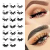 NOUVEAU CEUILLES DE VILLES MINK 3D 25 mm 5d Filons de vison Natural Fals Cils Big Volumn Vilms Lashs Luxury Makeup Dramatic Lashes Extension 1921060