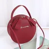 Bolsas ao ar livre bolsa de casca redonda borla com qualidade de qualidade bolsa de qualidade bolsas de ombro bolsas verde cinza vermelho para mulheres