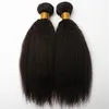 Peruvian Kinky Straight Bundles 8-28 Inch 100% Human Hair Extensions