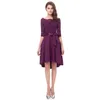 темно -фиолетовые короткие платья