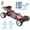 Wltoys 104001 RC Car 1:10 4WD Drive Off-Road 2.4G Alta Velocidade R Controle Car 45km / H 100km / H Escalada RC 1/10 Brinquedos Veículo 211029