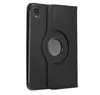 360 Obracający się Flip PU skórzany stojak na iPada Mini 6 8,4 8,4 cala 2021 10,2 Pro 11 10,5 Air 9.7 Mini4 5 Pose Caqa Black