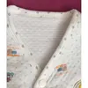 معطف الطفل لينة تنفس الوليد سترة تستندات 0-24month طفل رضيع صدرية سترة لينة الرضع قميص بالأزرار 210413