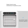 Smart Home Control 7 Light USB Mini Tragbarer Klimaanlagen Kühler Lüfter Desktop Space persönliche Kühlung für Raum1769711