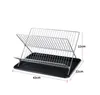 Küche Lagerung Organisation Organizer X-förmigen Rack Carbon Stahl Trockenen Abfluss Halter Klapp Regal Kochen Stand Werkzeuge