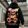 CnHnOH Streetwear Oversize Hoodies Men's Hooded -Selling High Street Tee Jacket Loose Fashion Large Clothes GF-Q111 220217