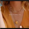 Chains Luxury Designer Women Necklace Gold Collarbone Chians Necklaces Ins Fashion Style Brass Bracelet And Clavicle Chain 1Z0Zz Chains 8W1Ma