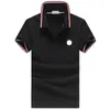 مصمم رجالي Basic Business Polos T قميص أزياء فرنسا ماركة الرجال القمصان المطرزة شارات إلكتروني شارات شارات بولو شورت