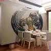 Murales de pared 3D personalizados, papel tapiz, escultura de alas de belleza, estilo europeo, sala de estudio, dormitorio, decoración artística, Mural de buena calidad